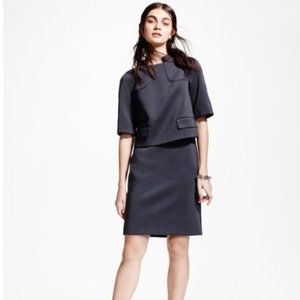 Brooks Brothers Blue Neoprene Dress